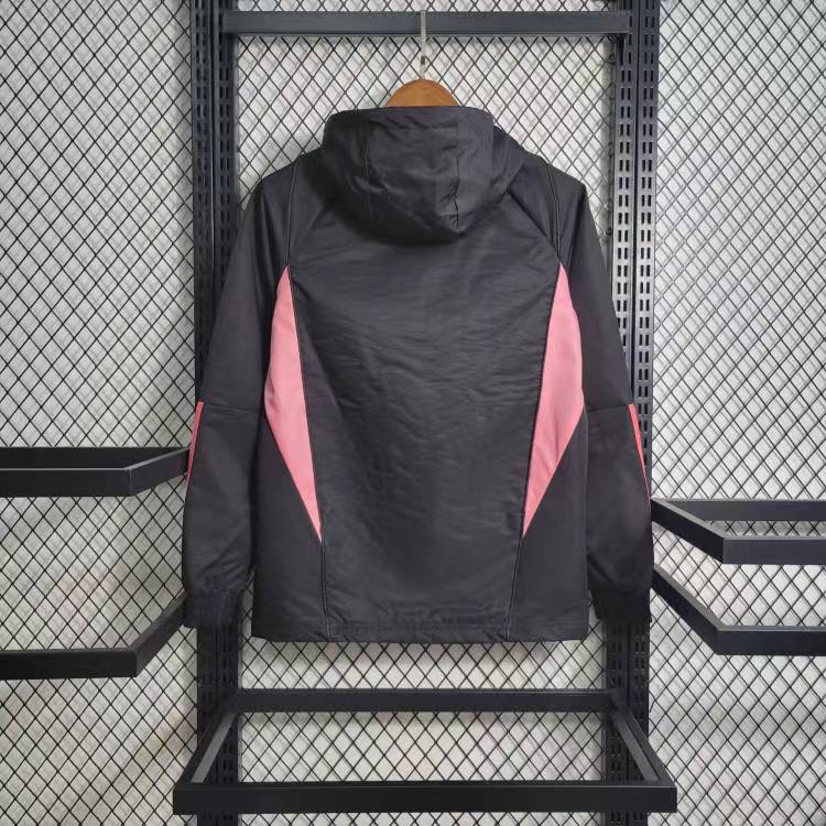 Manchester United Black Windbreaker