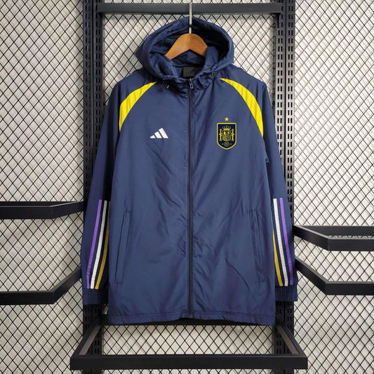Spain Dark Blue Windbreaker