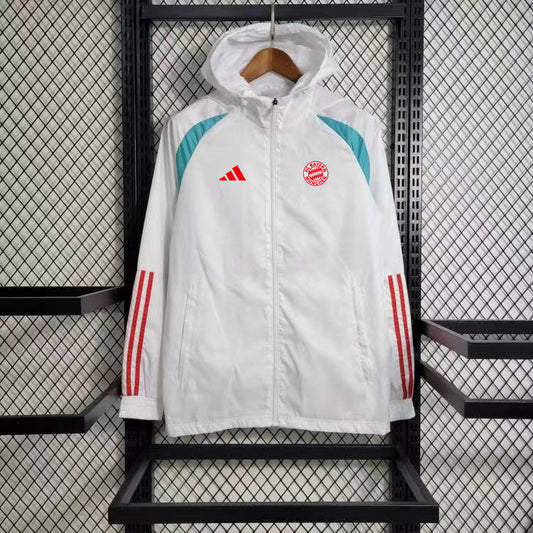 Bayern White Windbreaker