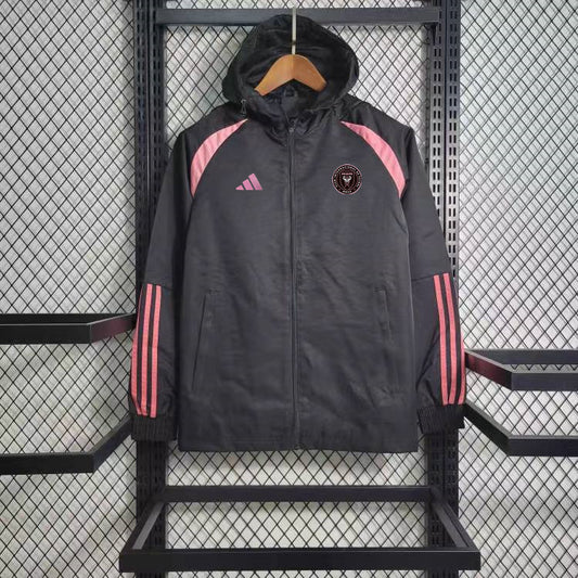 Inter Miami Black Windbreaker