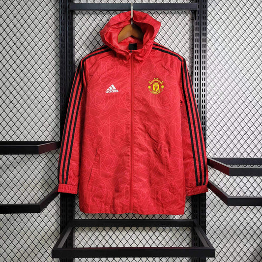 Manchester United Red Windbreaker